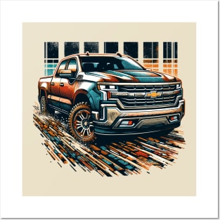 Chevy pickup Posters and Art